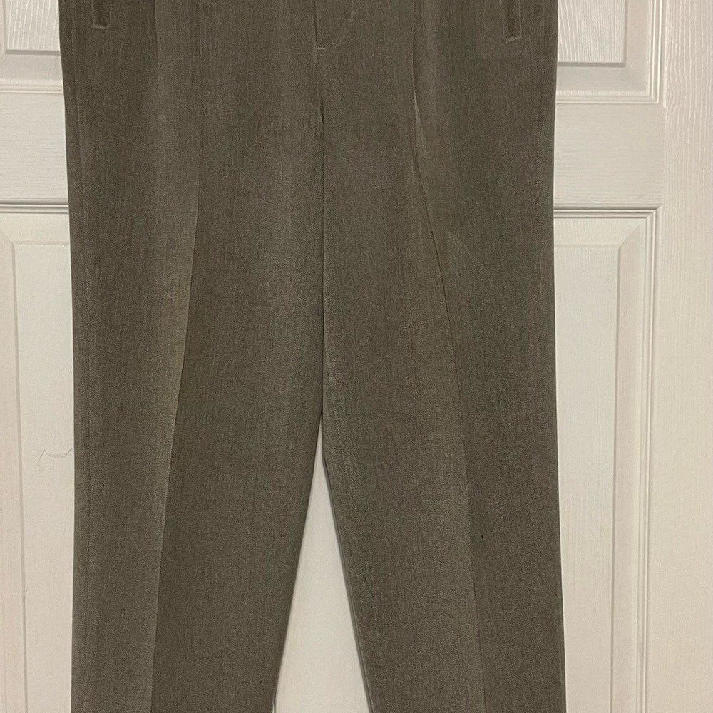 EUC Claiborne Mens Dark Slate Grey Dress Pants/Slacks W34 L32. EUC